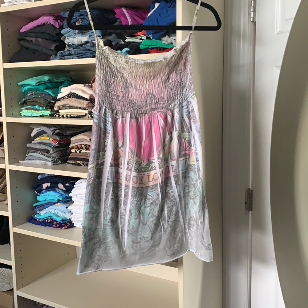 Reaction strapless dress